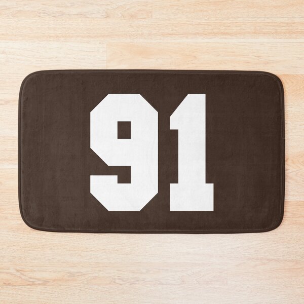Item preview, 91 Number Cleveland Sports Ninety-One Brown Jersey designed and sold by HelloFromAja.