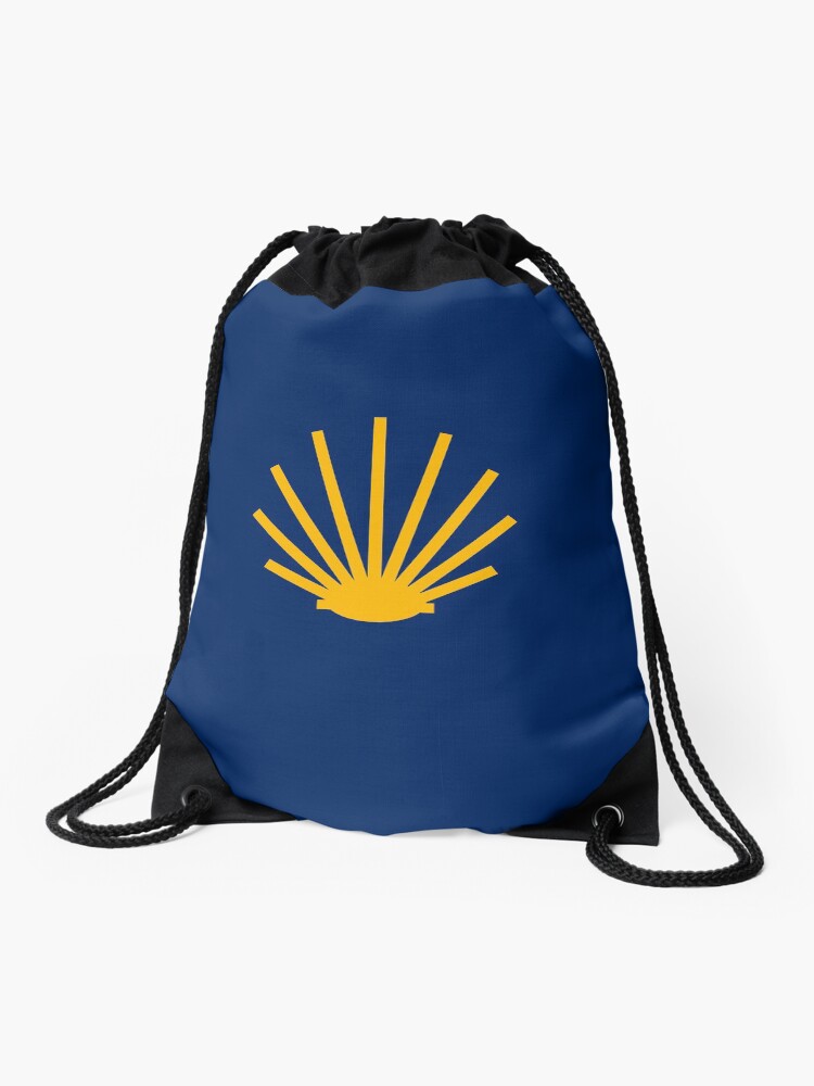 Yellow Camino de Santiago Scallop Shell