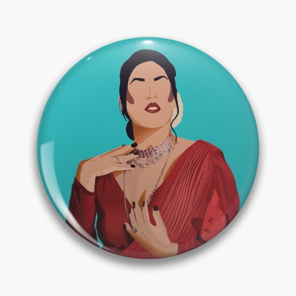 Item preview, Desi Queen in Red (3) designed and sold by ShreyIllustrate.