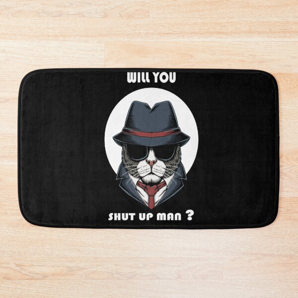 Item preview, Will You Shut Up Man? cat Debate Quote Classic T-Shirt designed and sold by diab diab.