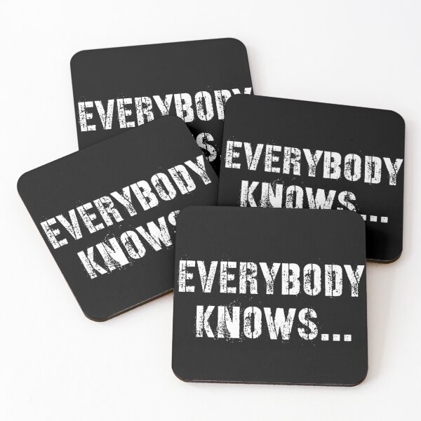 Item preview, Everybody knows designed and sold by golubdacha.