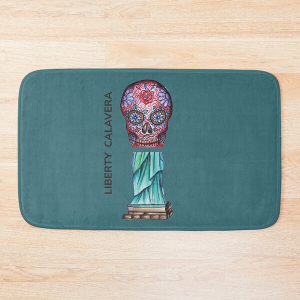 Item preview, LIBERTY CALAVERA by FrankenDuo azure green designed and sold by FrankenDuo.