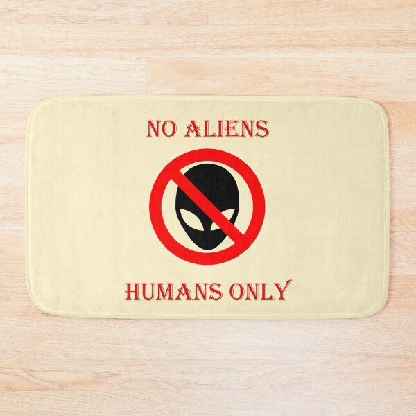 Item preview, No aliens, humans only designed and sold by helenkaiy.