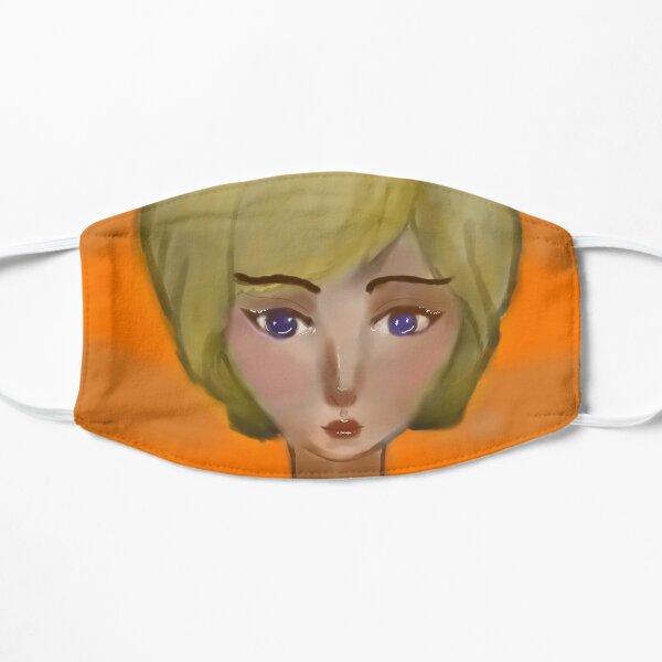 Blond Girl Face Masks Redbubble - blondy on twitter damn i love that eyes color roblox