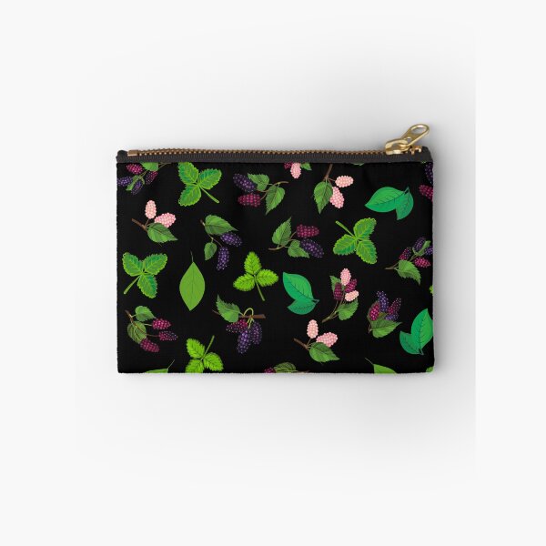 Item preview, colourful mulberry berries pattern on black background. designed and sold by KamTamDesigns11.