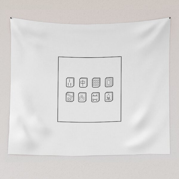 Item preview, Mahjong Tile Outline designed and sold by Line Design.