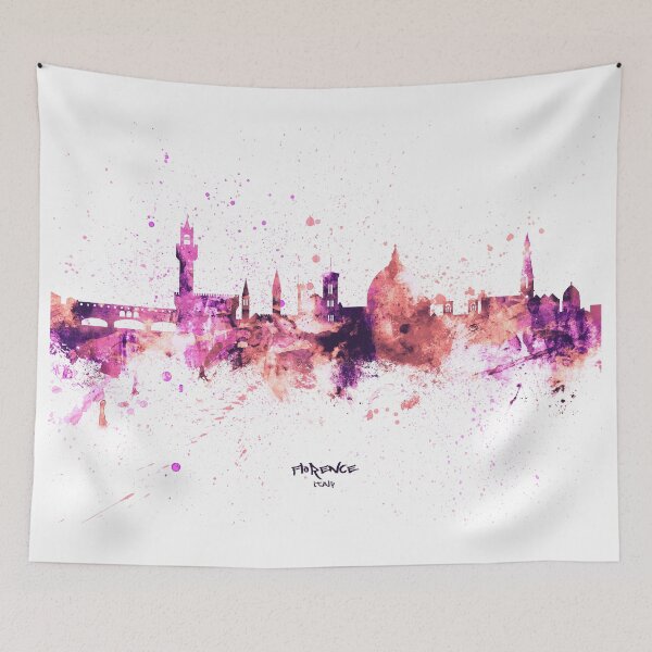 Aperçu de l'œuvre Florence Italy Skyline créée et vendue par ArtPrints.