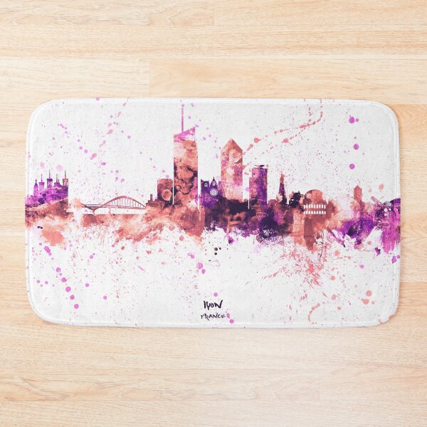 Item preview, Lyon France Skyline designed and sold by ArtPrints.
