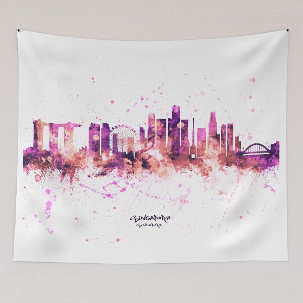 Aperçu de l'œuvre Horizon de Singapour créée et vendue par ArtPrints.