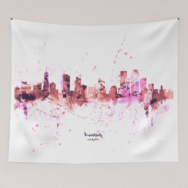 Item preview, Denver Colorado Skyline designed and sold by ArtPrints.