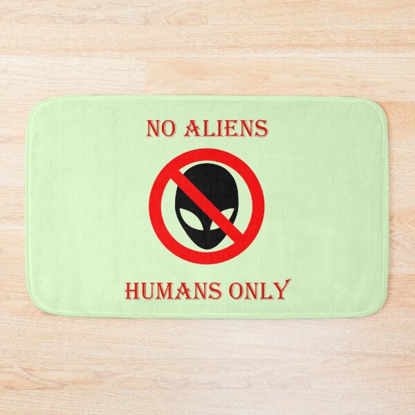 Item preview, No aliens, humans only designed and sold by helenkaiy.