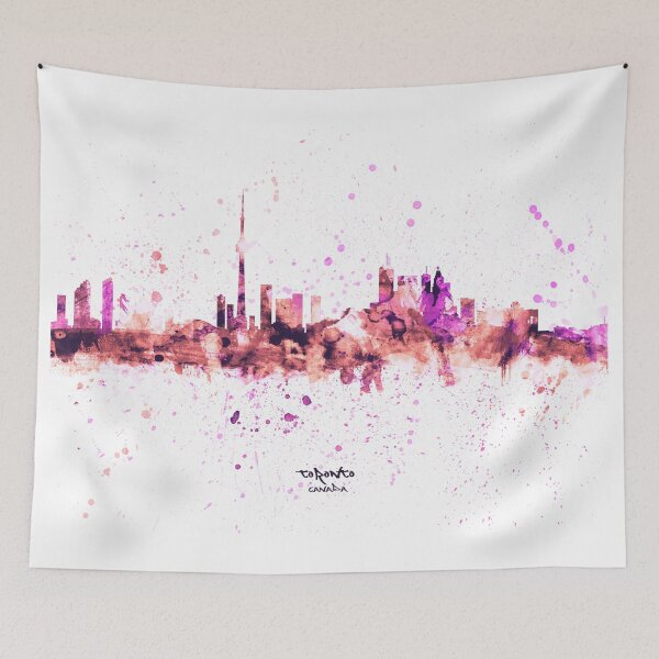 Aperçu de l'œuvre Toronto Canada Skyline créée et vendue par ArtPrints.