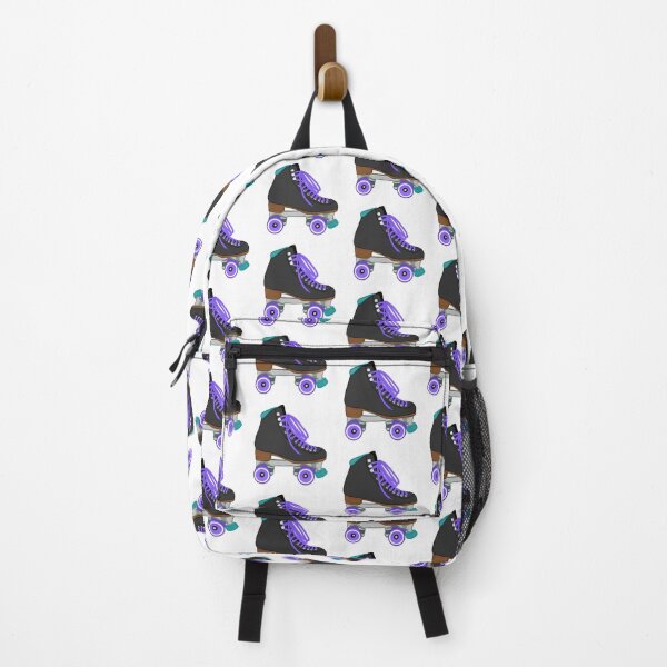 Item preview, Black Rollerskate Teal and Purple designed and sold by Serinah Williams.