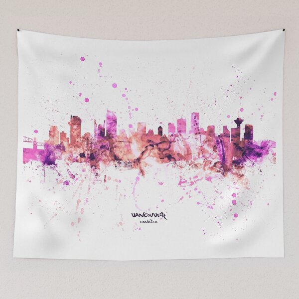 Artikelvorschau, Vancouver Canada Skyline entworfen und verkauft von ArtPrints.