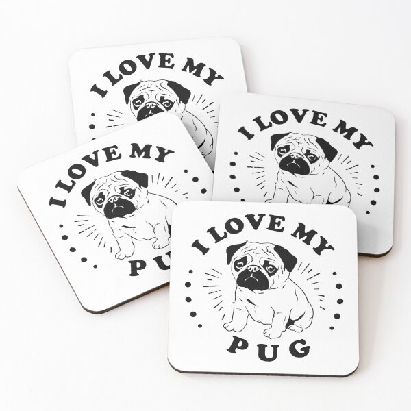 Item preview, I love my Pug designed and sold by themaskgod.