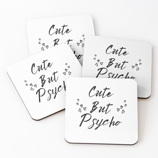 Item preview, Cute But Psycho Girl t-shirts designed and sold by Style2Vie.