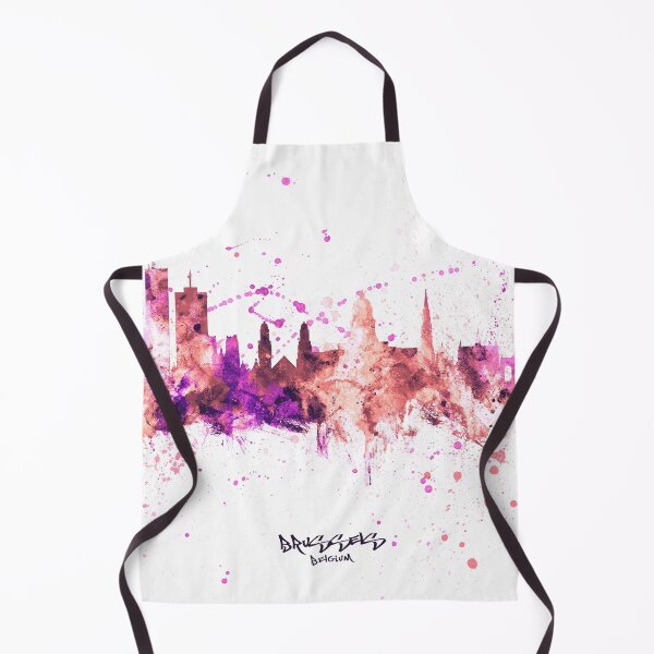 Item preview, Brussels Belgium Skyline designed and sold by ArtPrints.