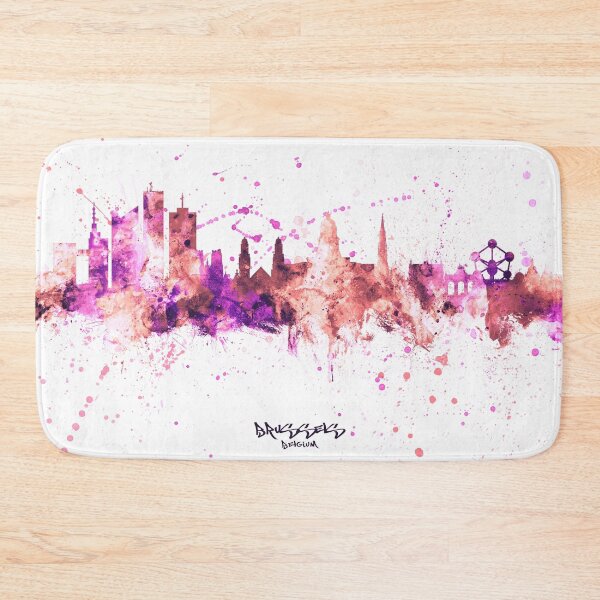 Item preview, Brussels Belgium Skyline designed and sold by ArtPrints.