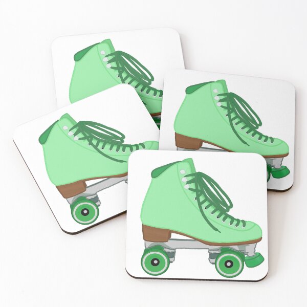 Item preview, Green Rollerskate Pastel designed and sold by Serinah Williams.