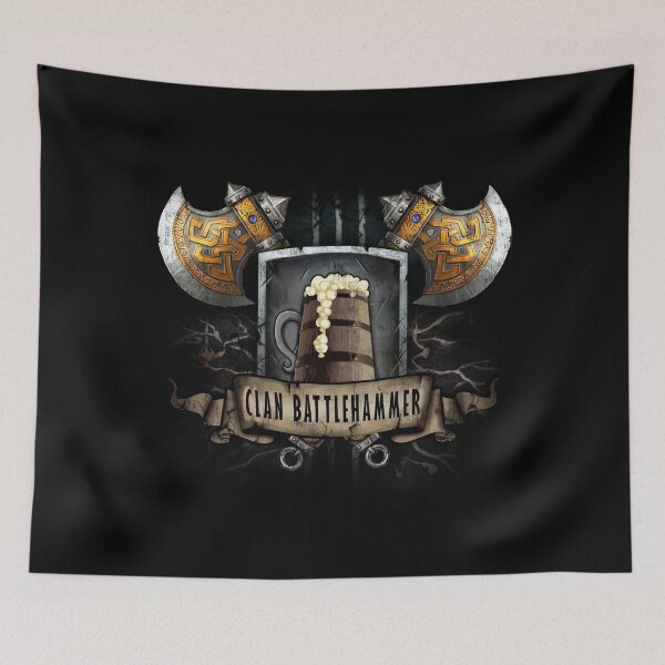 Item preview, Clan Battlehammer Mithral Hall Dwarf Faerun Fourthpeak Frost Hills designed and sold by simopt.