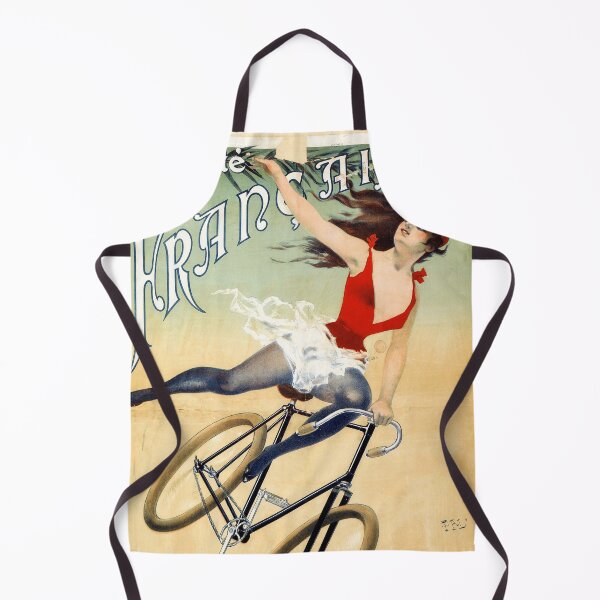 Item preview, Vintage bike poster - French bicycle girl designed and sold by DejaVuStudio.