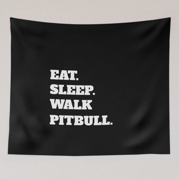 Item preview, Eat Sleep Walk Pitbull - Pitbull Dog Pitbulls Dogs designed and sold by Superhero Gear.