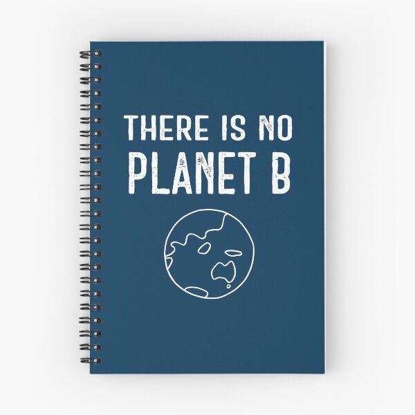 Item preview, There Is No Planet B (B+W) – White on Dark Blue designed and sold by ImperfectLife.