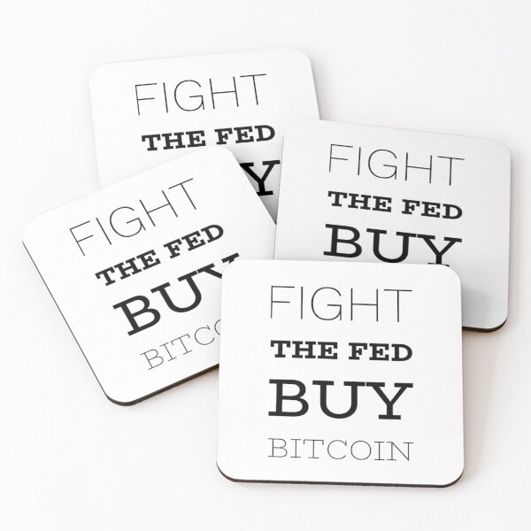 Item preview, Fight the FED buy Bitcoin designed and sold by Bouzdesigns.