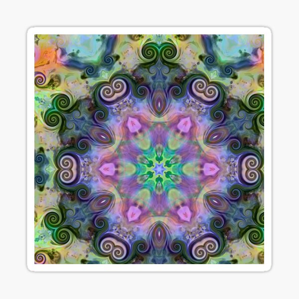 Coiled Reflections 5 Sticker