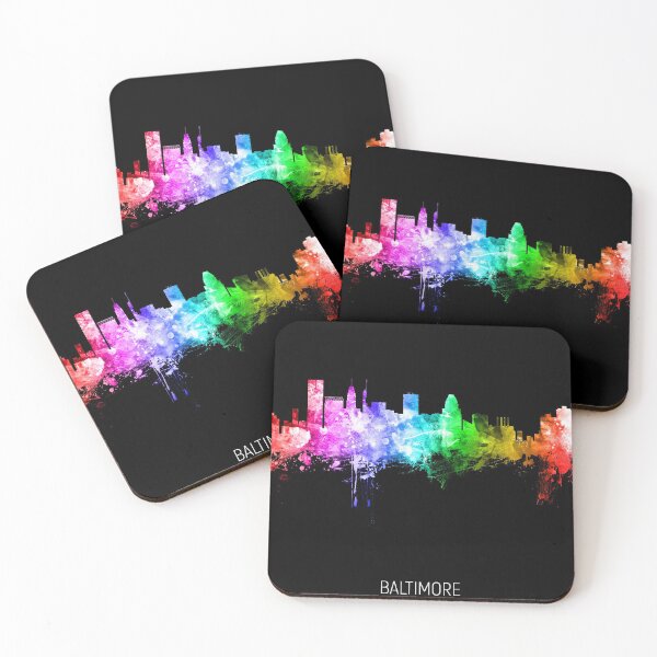 Item preview, Baltimore Maryland Skyline designed and sold by ArtPrints.