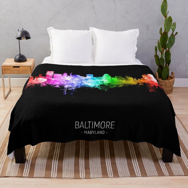 Item preview, Baltimore Maryland Skyline designed and sold by ArtPrints.