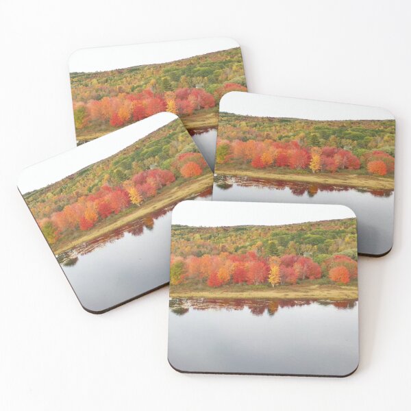 Item preview, Autumn Trees At The Foot Of A Mountain designed and sold by ahmadshalqeh.