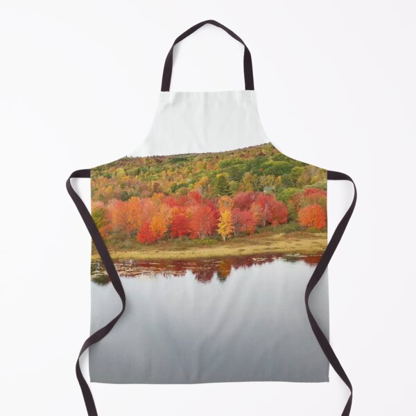 Item preview, Autumn Trees At The Foot Of A Mountain designed and sold by ahmadshalqeh.