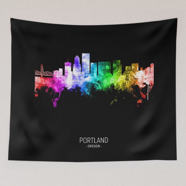 Item preview, Portland Oregon Skyline designed and sold by ArtPrints.