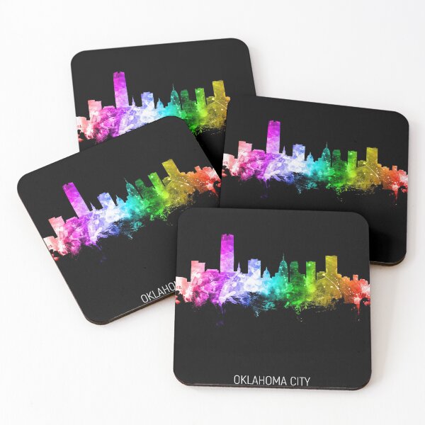 Aperçu de l'œuvre Oklahoma City Skyline créée et vendue par ArtPrints.