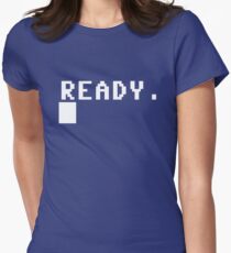 Commodore 64 - C64 - Ready. Women's Fitted T-Shirt