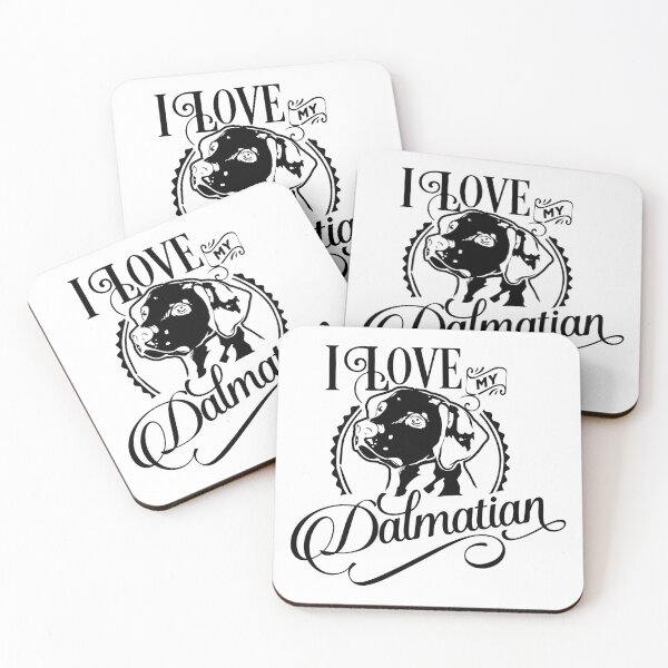 Item preview, I love my Dalmatian black designed and sold by themaskgod.
