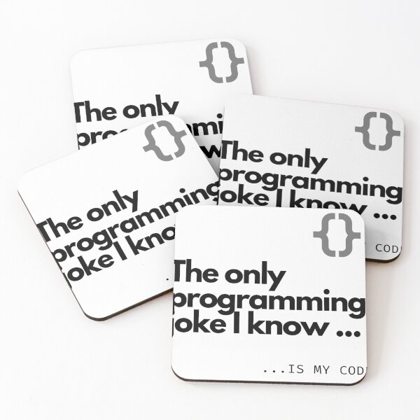 Item preview, The only programming joke I know is my code designed and sold by purumArt.