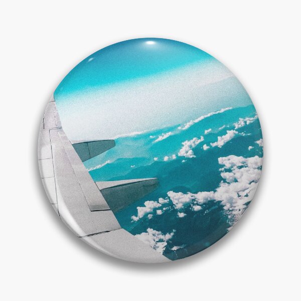 Item preview, Traveler's Airplane View Of European Snow Alps - Vintage designed and sold by M-Artie.