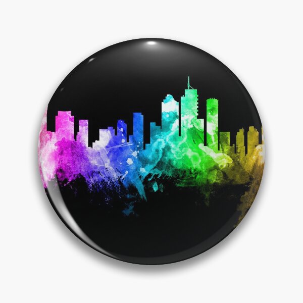 Artikelvorschau, Brisbane Australia Skyline entworfen und verkauft von ArtPrints.