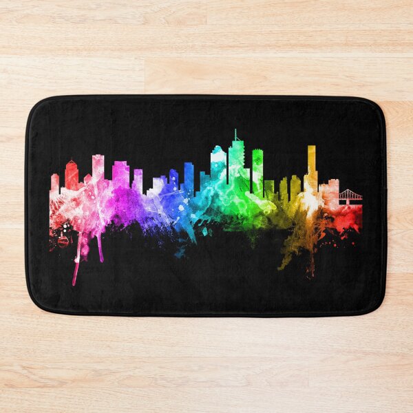 Artikelvorschau, Brisbane Australia Skyline entworfen und verkauft von ArtPrints.