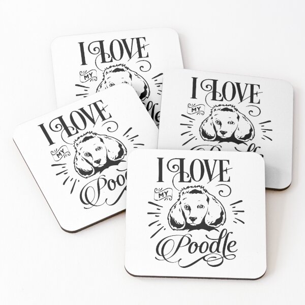 Item preview, Copy of I love my Poodle designed and sold by themaskgod.