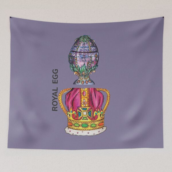 Item preview, ROYAL EGG by FrankenDuo dark lavender designed and sold by FrankenDuo.