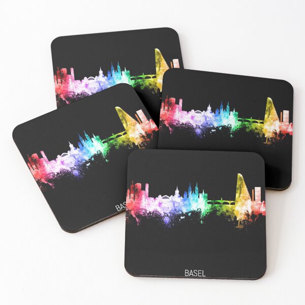 Item preview, Basel Switzerland Skyline designed and sold by ArtPrints.