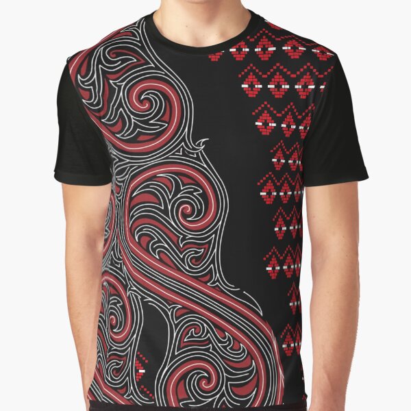 Ornamental Gorga Batak Graphic T-Shirt