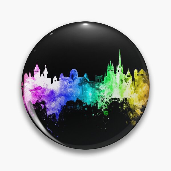 Item preview, Lausanne Switzerland Skyline designed and sold by ArtPrints.
