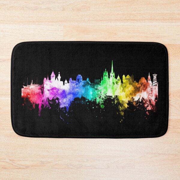 Item preview, Lausanne Switzerland Skyline designed and sold by ArtPrints.
