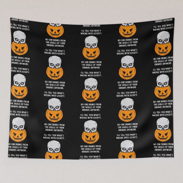 Item preview, Wrong Society | Drink From The Skull Of Your Enemies  - Halloween Gift Funny designed and sold by DiogoCalheiros.