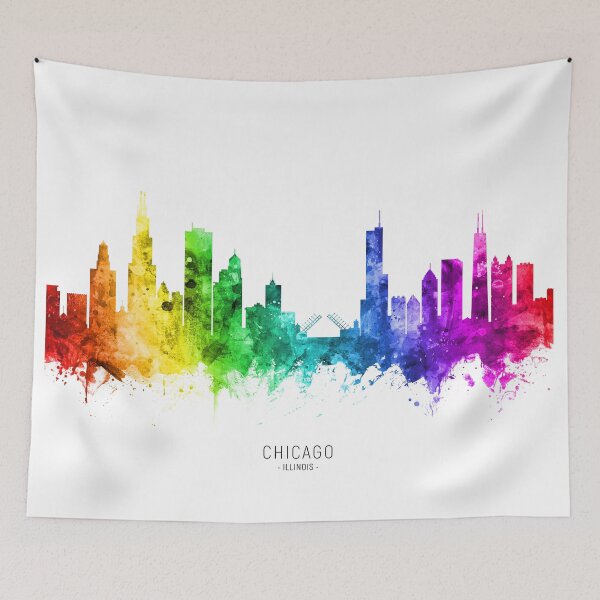 Item preview, Chicago Illinois Skyline designed and sold by ArtPrints.