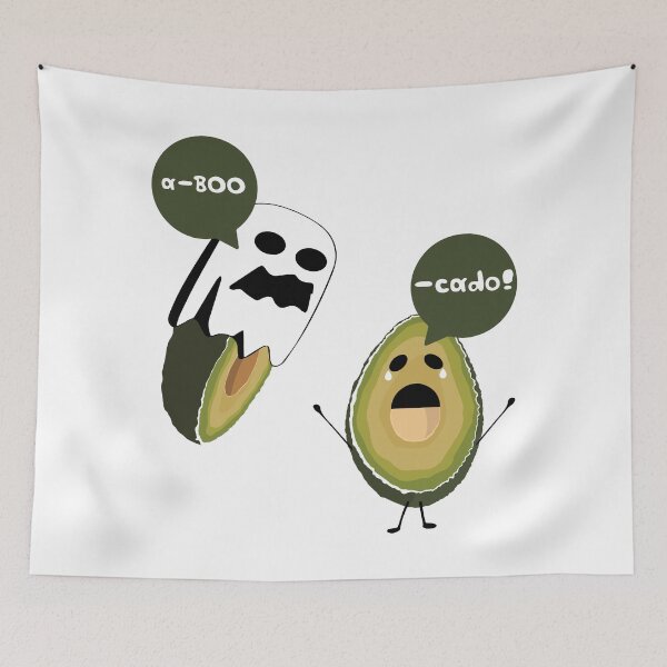 Item preview, Scary Ghost: a-BOO-cado! Edition designed and sold by CraftingYellow.